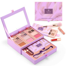 Color Nymph Complete Makeup Kit - 2025 Trendy farver Cruelty-Free Perfekt til daglig festivalfest og professionelt look med aftagelig smykkeopbev