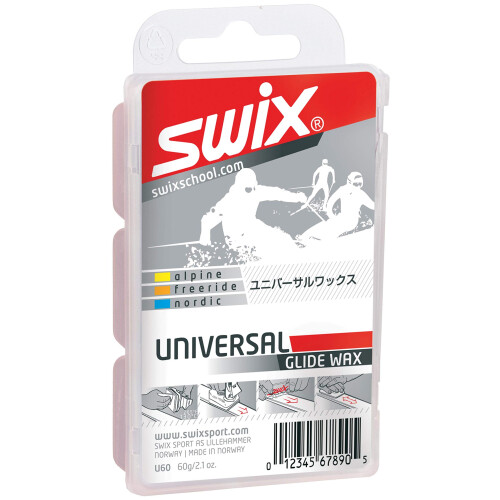 Swix Universal Ski / Snowboard Glide Wax 60g blanc (U60)
