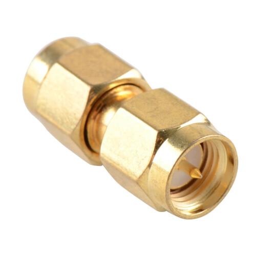 SMA-M Gold Barrel Antenne Adapter