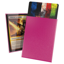 Ultimate Guard Cortex Auenkartenhllen, 100 TCG-Hllen in Standardgre, 66 x 91 mm, rosa Rckseite, glnzende Oberflche, kein PVC und surefre