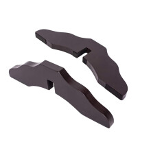 unipaws Piedini di supporto per cancello in legno per animali domestici Cancello per cani autoportante Set di 2 Design per pannello di spessore 0