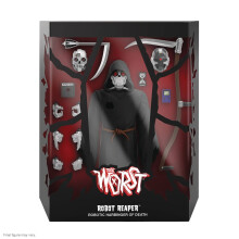 Super7 ULTIMATES! The Worst Robot Reaper - 7"""" The Worst Action Figure med tilbeh?r Samleobjekter og retroleget?j