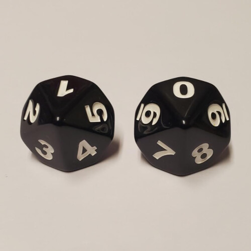 Spindown d10 terninger (8 Pack) Fantastisk til Magic: The Gathering 1
