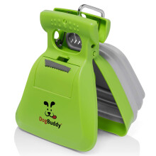 DogBuddy Pooper Scooper Porttil Dog Pooper Scooper Poop Scooper para ces pequenos e grandes Pooper Scooper com clipe de trela de fixao para b