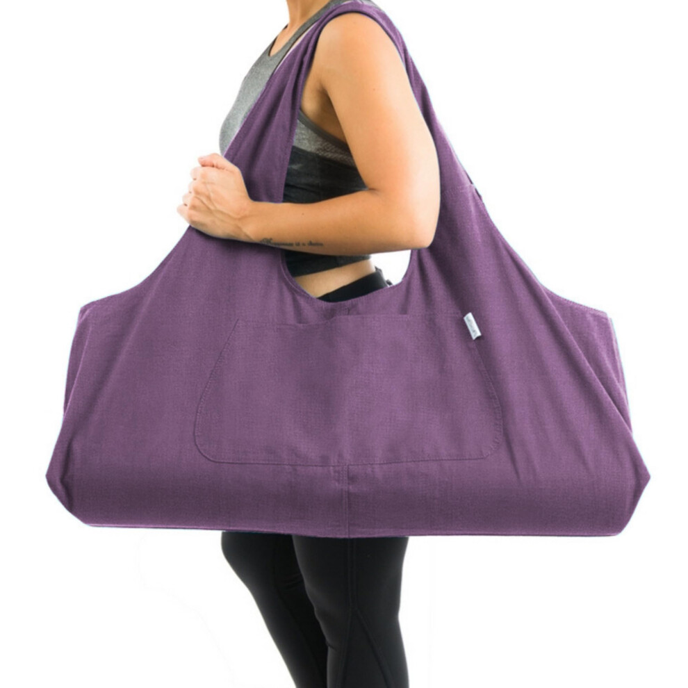 Yogiii Yoga Mat Sac | Le Yogiiitotepro d'origine | Grand sac  tapis de yoga ou porte-lment de yoga avec poche latrale | Le sac de yoga s'adap