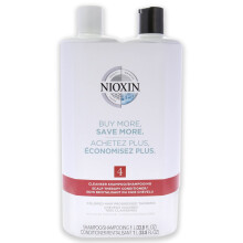 Nioxin System 4 Cleanser & Scalp Therapy Conditioner Duo  33.79 Ounce