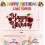 Seyal Cherry Tillykke med f?dselsdagen Cake Topper 2