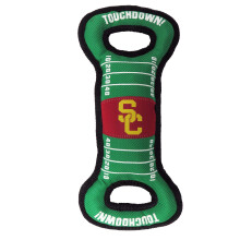 Lemmikkieläimet Ensimmäinen NCAA Football Field Dog -lelu vinkujalla. - USC Tigers - hinaamiseen ja hakuun. - Luja ja kestävä PET-lelu