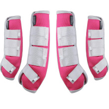 Harrison Howard Horse Fly Boots Guards Guards Stivali di protezione di 4 magenta Full size