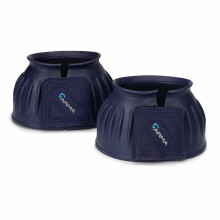 Shires Arma Over Reach Horse Bell Boots (Navy Full)