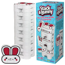 Funwares Houten Blokken Stapelspel Tumbling Tower en Balance Game Familie- en feestplezier voor kinderen en volwassenen vanaf 6 jaar Bunny Stack