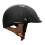 VCAN Cruiser Solid Flat Black Half Face Motorcycle Helmet with Drop-Down Sun Visor  Removable Peak and Quick Release Buckle (Ash Flag  XX-Large) 3
