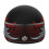 VCAN Cruiser Solid Flat Black Half Face Motorcycle Helmet with Drop-Down Sun Visor  Removable Peak and Quick Release Buckle (Phoenix  Large) 4