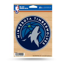 Rico Industries NBA Minnesota Timberwolves gestanst vinyl sticker