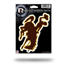 Rico Industries NCAA Wyoming Cowboys gestanst vinyl sticker 5,00"" x 7,00""