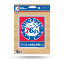 RICO INDUSTRIES NBA Philadelphia 76ers Die Cut Vinyl Decal