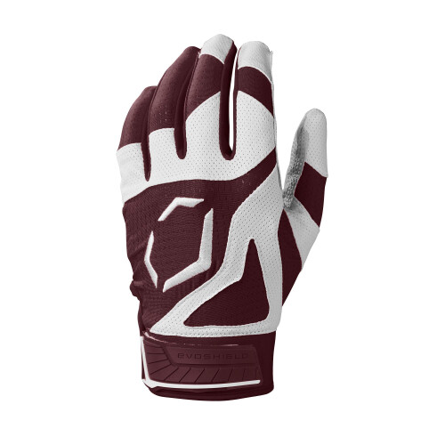 Evoshield SRZ -1 jeugdbatting Gloves - Maroon Youth Medium 1