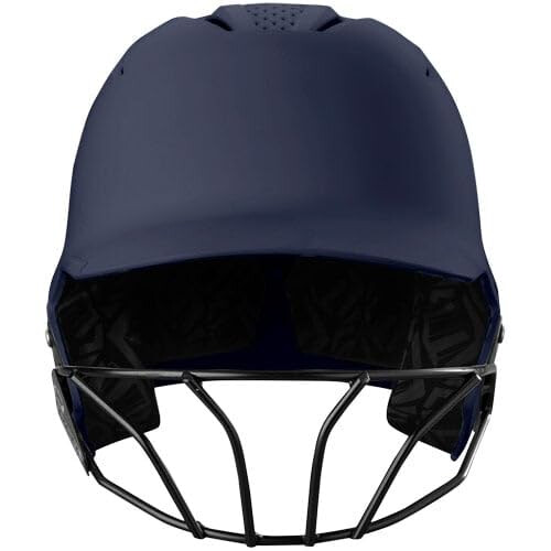 Evoshield XVT 2.0 Casco de bateo mate con FaceMask - Navy grande/X -Large 1