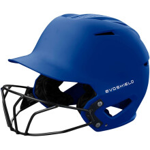 Evoshield XVT 2.0 Casco da battuta opaco con maschera per la faccia - Royal Small/Medium