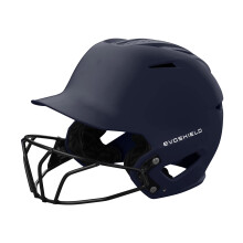 Matowy helm do odbijania EvoShield XVT 2.0 z maska - granatowy sredni/duzy