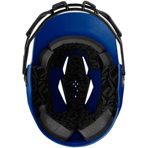 Evoshield XVT 2.0 Casco de bateo mate con FaceMask - Royal Medium/Large 2