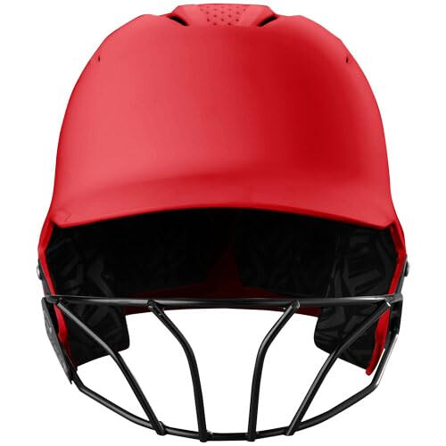 EvoShield XVT 2.0 Matte Slaghulp met Gezichtsmasker - Scarlet, Groot/X-Groot 1