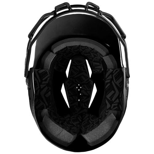 EvoShield XVT 2.0 Gloss Batting Helmet with Facemask - Black  Medium/Large 2