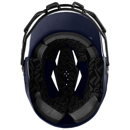 EvoShield XVT 2.0 Gloss Batting Helmet with Facemask - Navy  Small/Medium 2