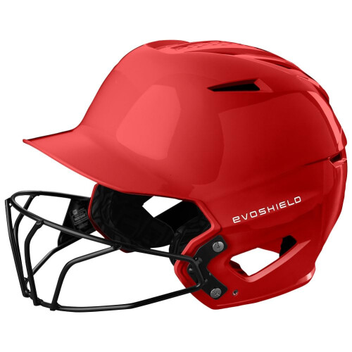 Evoshield XVT 2.0 Casco de bateo Gloss con FaceMask - Scarlet Medium/Large