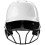 EvoShield XVT 2.0 Gloss Batting Helmet with Facemask - Team White  Medium/Large 2