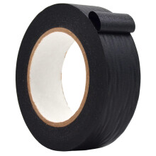 WOD MTC5 Colored Masking Tape Black 1.5 inch x 60 yds. Colorful Teacher Painters Tape for Fun DIY Art & Crafts Lab Labeling Writable & Classroom D