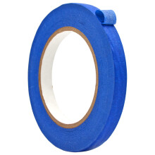 WOD MTC5 Colored Masking Tape Blue 1/2 inch x 60 yds. Colorful Teacher Painters Tape for Fun DIY Art & Crafts Lab Labeling Writable & Classroom De
