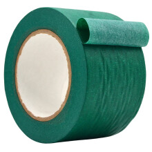 WOD MTC5 Colored Masking Tape Green 3 inch x 60 yds. Colorful Teacher Painters Tape for Fun DIY Art & Crafts Lab Labeling Writable & Classroo