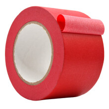 WOD MTC5 Colored Masking Tape Red 3 inch x 60 yds. Colorful Teacher Painters Tape for Fun DIY Art & Crafts Lab Labeling Writable & Classroom Decor
