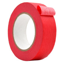 WOD MTC5 Colored Masking Tape Red 1.5 inch x 60 yds. Colorful Teacher Painters Tape for Fun DIY Art & Crafts Lab Labeling Writable & Classroo