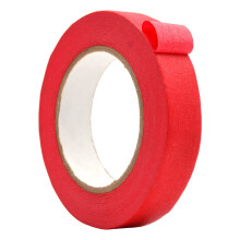 WOD MTC5 Colored Masking Tape Red 1 inch x 60 yds. Colorful Teacher Painters Tape for Fun DIY Art & Crafts Lab Labeling Writable & Classroom Decor