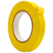 WOD MTC5 Colored Masking Tape Yellow 3/4 inch x 60 yds. Colorful Teacher Painters Tape for Fun DIY Art & Crafts Lab Labeling Writable & Class