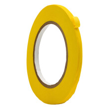 WOD MTC5 Colored Masking Tape Yellow 1/4 inch x 60 yds. Colorful Teacher Painters Tape for Fun DIY Art & Crafts Lab Labeling Writable & Class