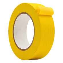 WOD MTC5 Colored Masking Tape Yellow 1.5 inch x 60 yds. Colorful Teacher Painters Tape for Fun DIY Art & Crafts Lab Labeling Writable & Classroom