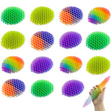15 Packs Fidget Worm Toy, Worm Fidget Toy, Cute Worm Shaped Ornament, Resistance Fidget Toys Adults Stress Anxiety Relief Toys, Christmas Birthday Cla