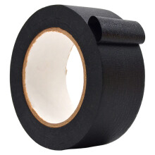 WOD MTC5 Colored Masking Tape  Black  2 inch x 60 yds. Colorful Teacher Painters Tape for Fun DIY Art & Crafts  Lab Labeling  Writable & Classroo
