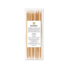 Bluesky Wooden Cuticle Pushers/Orange Wood Sticks - Pack of 10