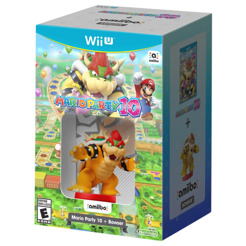 Nintendo Mario Party 10 + Bowser-amiibo     Wii U