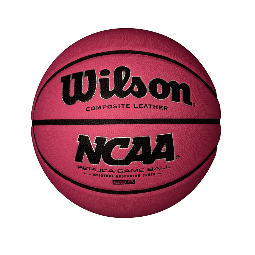 Photos - Basketball Hoop Wilson NCAA Replica Basketball - Size 6 - 28.5"""" Pink WTB0731IDPINK 