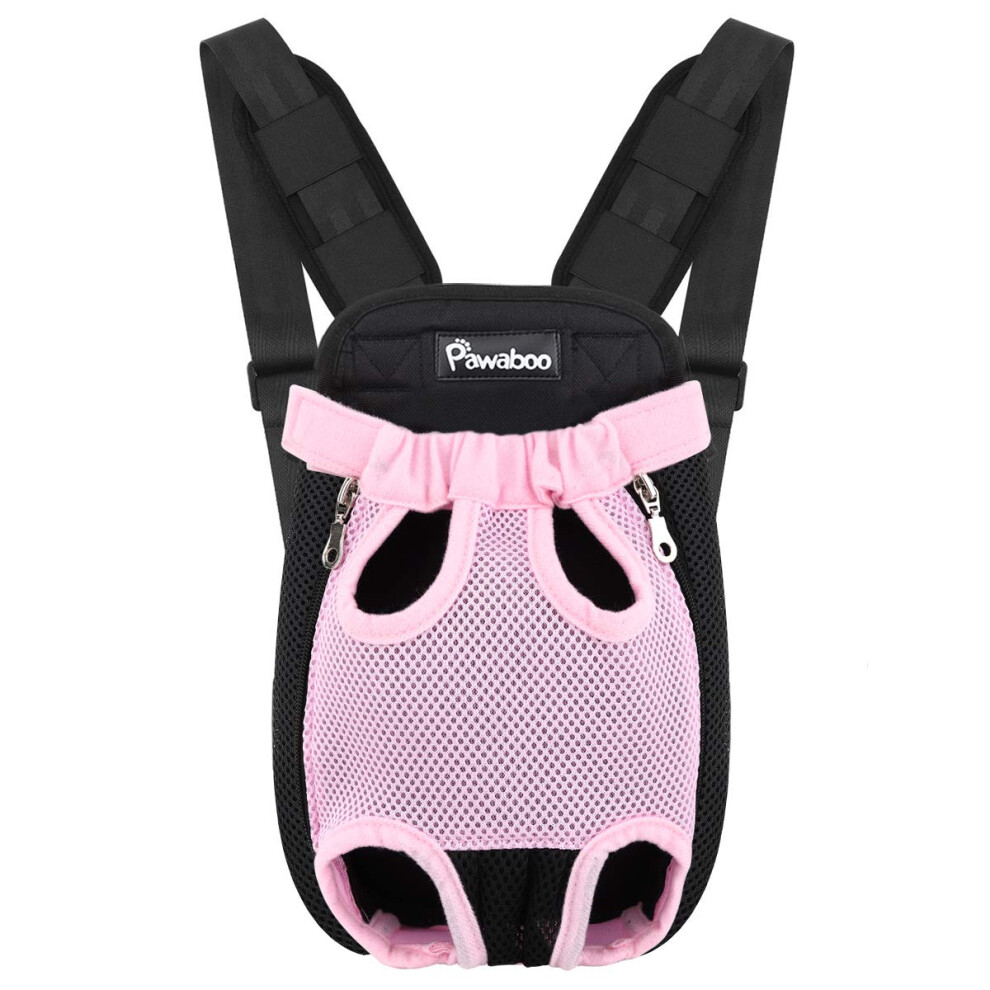 Pawaboo Haustier-Tragerucksack, Verstellbar, Fr Haustiere, Vorne, Fr Katzen Und Hunde, Reisetasche, Beine Heraus, Einfach Anzubringen, Fr Reis-image