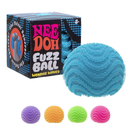 Schylling Needoh Fuzz Ball - Juguete sensorial con una textura de ...