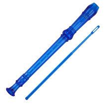 Descant Flauta Recorder Crystal Soprano Recorder 8 Hole Clarinet German Style Treble flute C Key for Students With Fingering Chart Instructions T