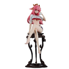 G-I Yae Miko 1/7 Figure 9.4IN Anime Game Lady Guuji of The Grand Narukami Shrine Toy Character PVC Gift (Sitting Style)
