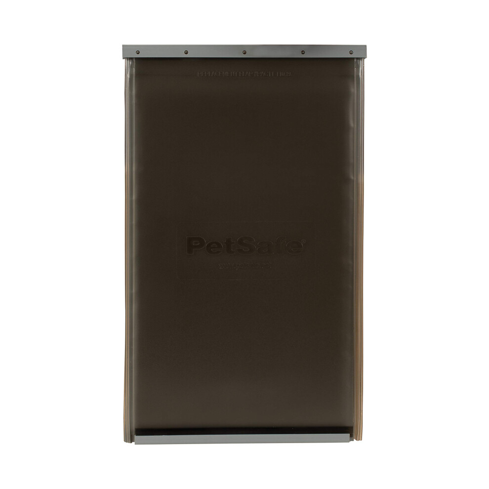 Petsafe Extreme Weather Sliding Glass Pet Door Replacement Flaps - Energy Efficient - Size Large - Compatible Extreme Weather Sliding Glass Pet Door F