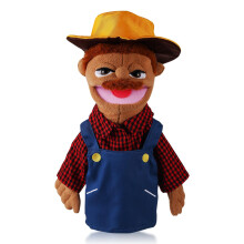 Rollenspel Handpoppen Handpluche Chef Dokter Brandweerman Piraat Detective Atleet Verpleegster Werknemer Handpop Speelgoed Poppen voor kinderen V